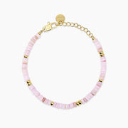 Kidult Bracciale regolabile con conchiglie rosa 831236
